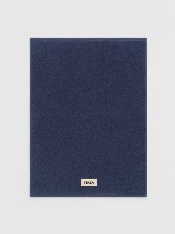 stoy Terry Bath Mat in Navy