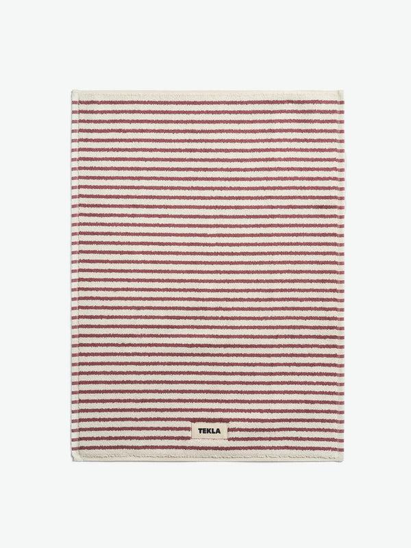 stoy Terry Bath Mat in Ripple Stripes