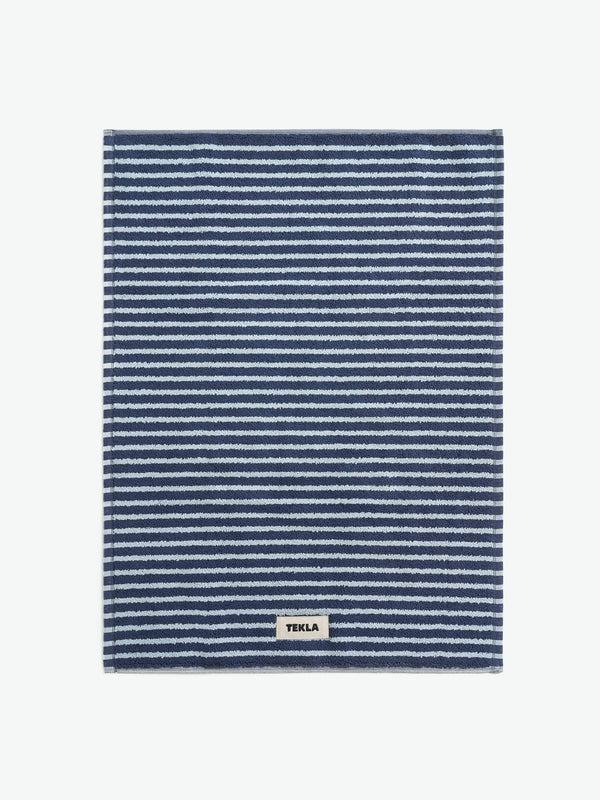 stoy Terry Bath Mat in River Stripes
