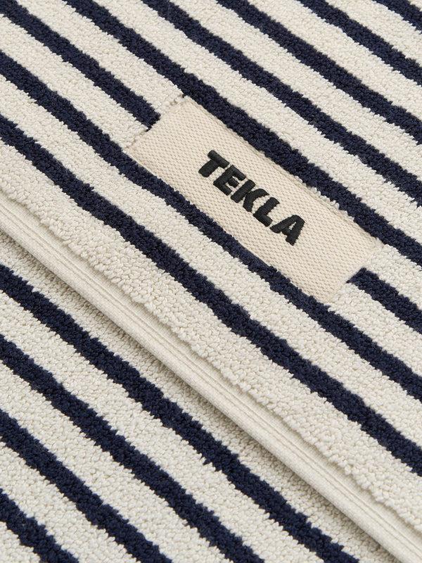 Stoy Terry Bath Mat In Sailor Stripes