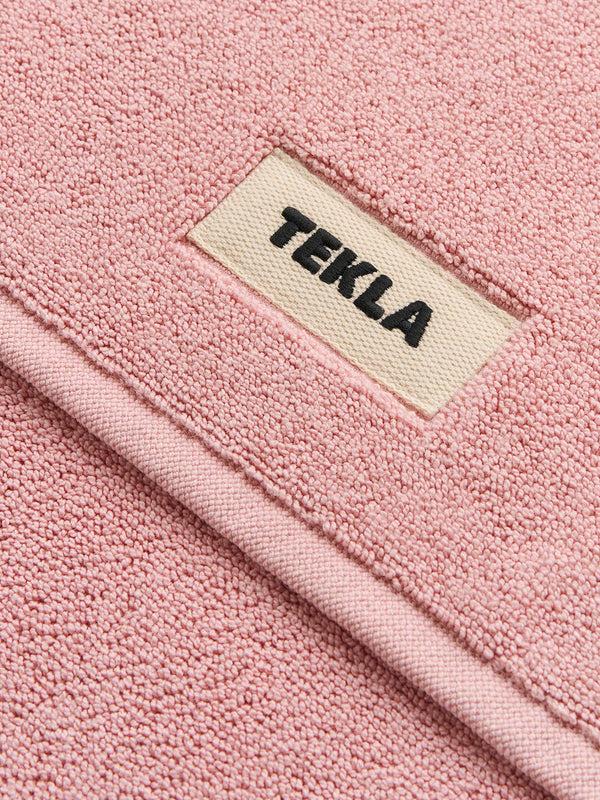 Stoy Terry Bath Mat In Shaded Pink