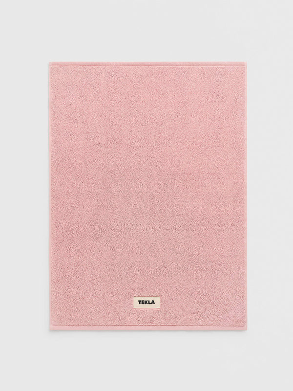 stoy Terry Bath Mat in Shaded Pink