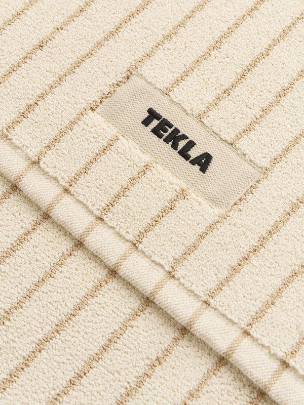 Stoy Terry Bath Mat In Sienna Stripes