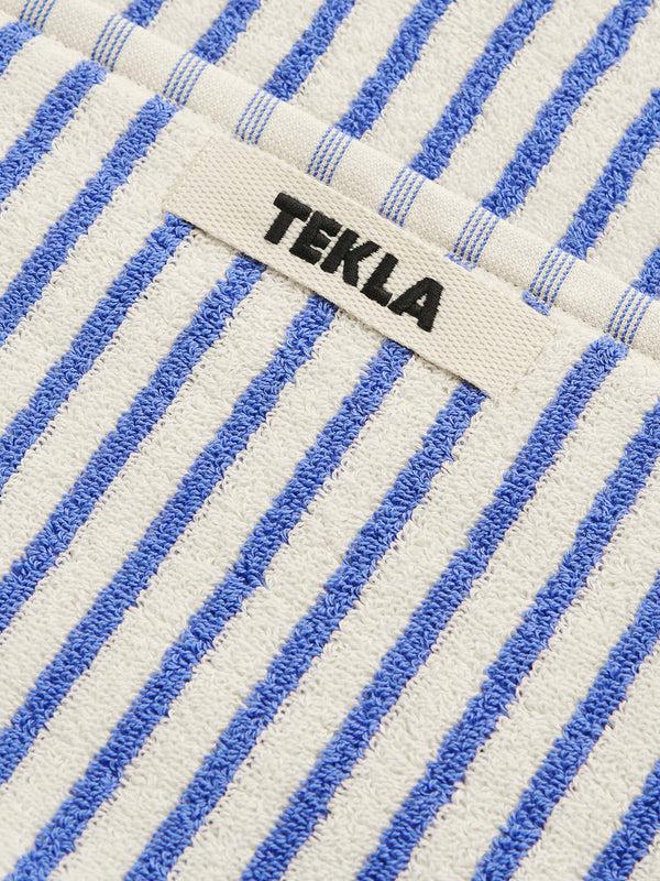 Stoy Terry Towel In Coastal Blue Stripes