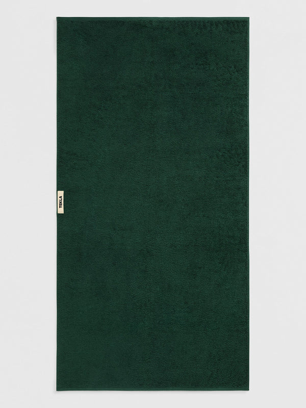 Stoy Terry Towel In Forest Green