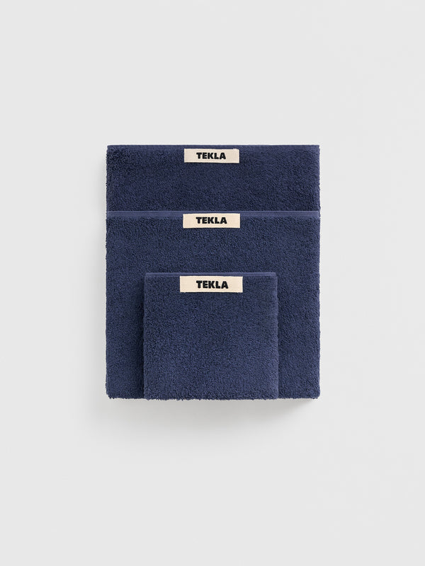 stoy Terry Towel in Navy