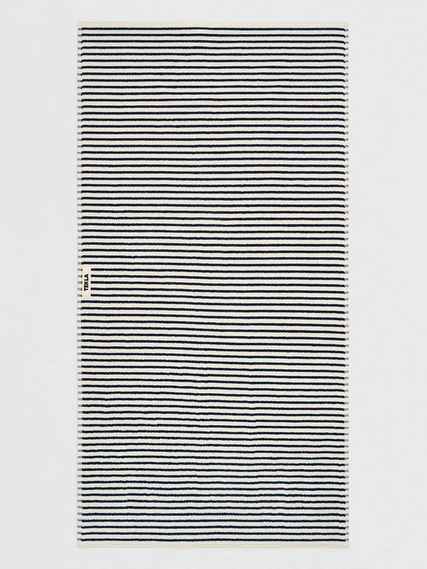Stoy Terry Towel In Sailor Stripes