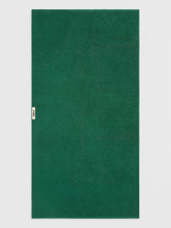 Stoy Terry Towel In Teal Green