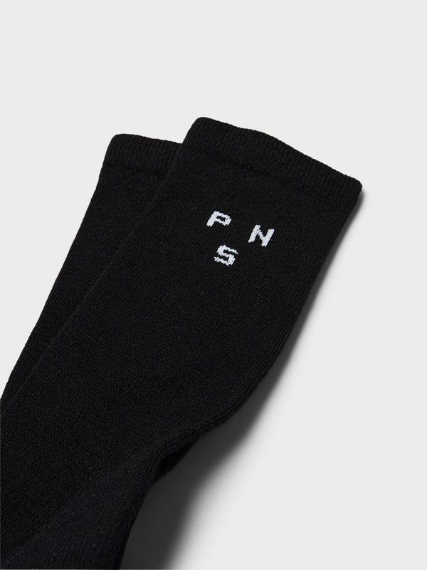 Stoy Thermal Wool Socks In Black