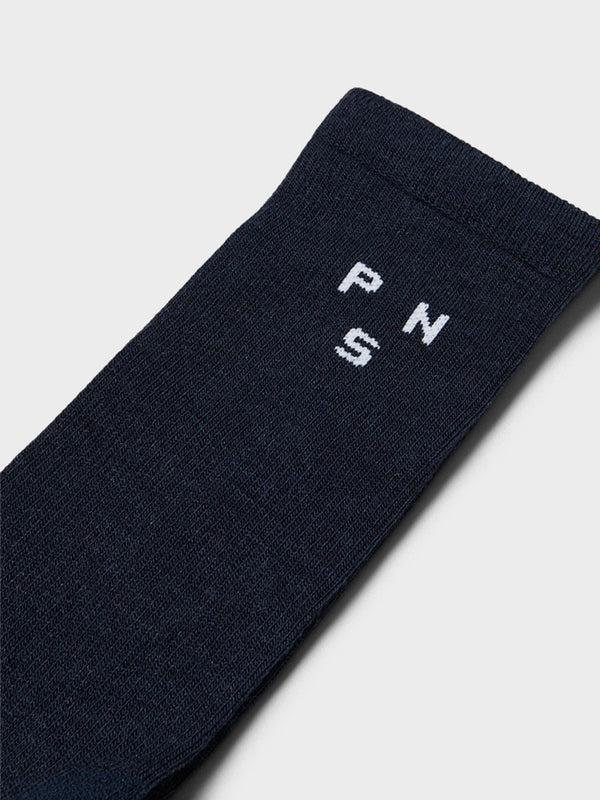 Stoy Thermal Wool Socks In Navy