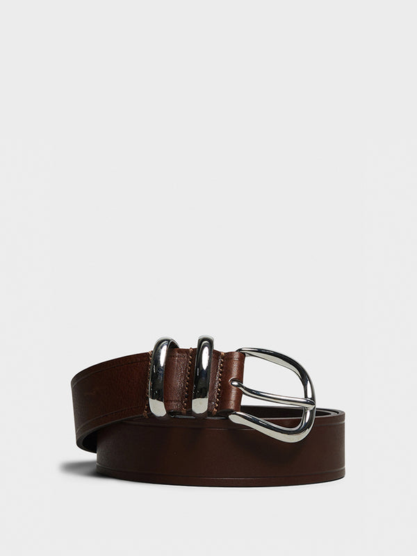 stoy Tip End Belt 3 5 cm in Brown