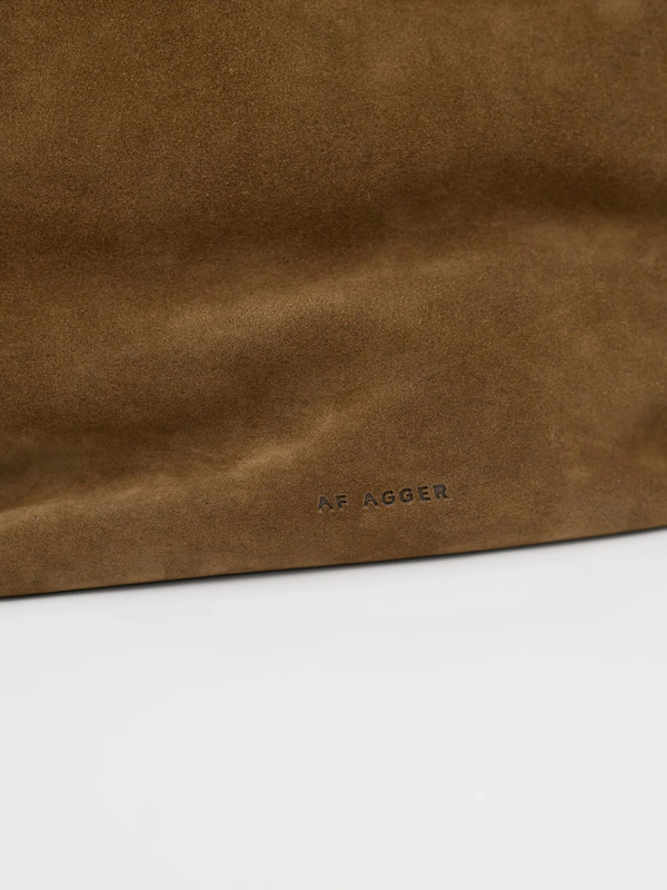 Stoy Tote Bag Crosta In Brown Crosta