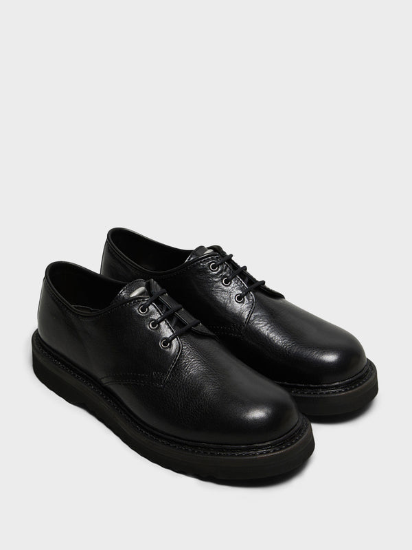 Stoy Tramper Shoe In Black Supple