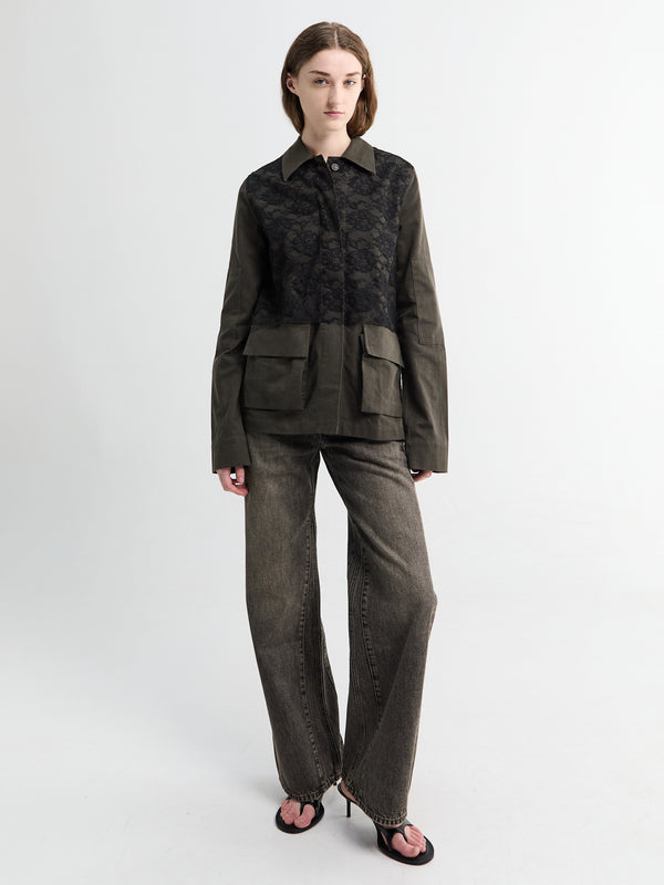 stoy Treble Cut in Nocturne Dust Wash