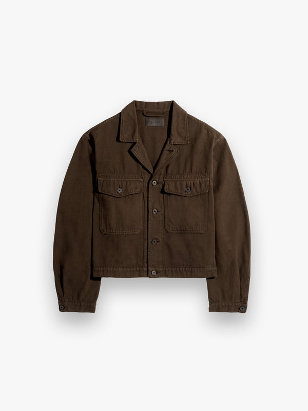 stoy Trucker Jacket in Cacao