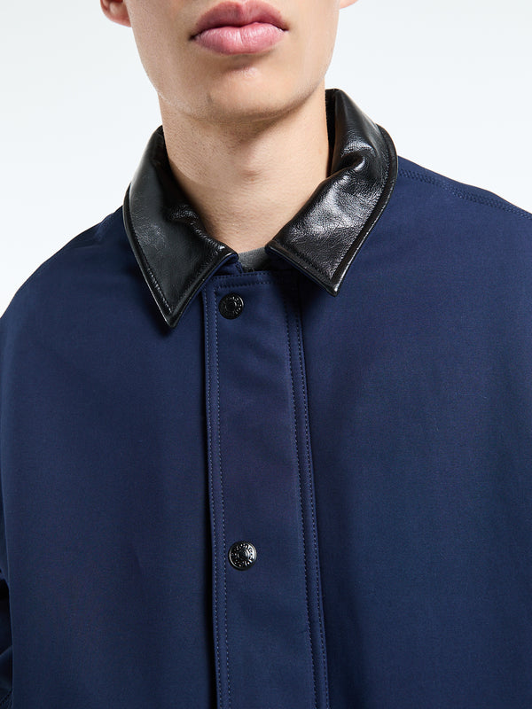 Stoy Twill Jacket In Navy