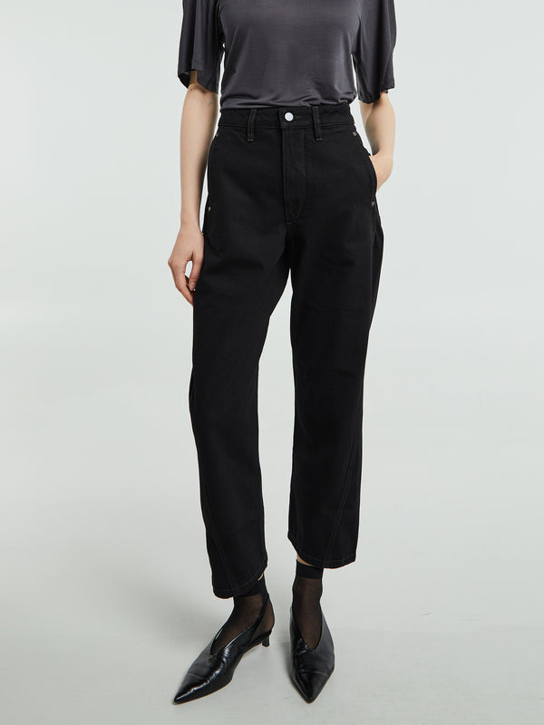 stoy Twisted Pants in Black