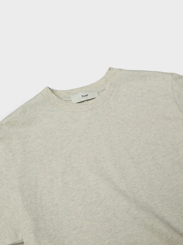 Stoy Unisex Loose T-shirt In Oatmeal Melange