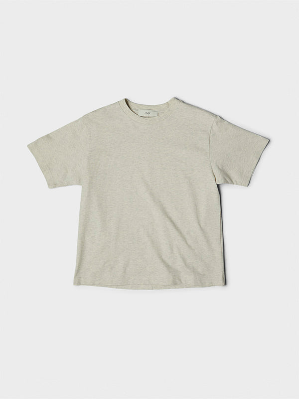 stoy Unisex Loose T-shirt in Oatmeal Melange