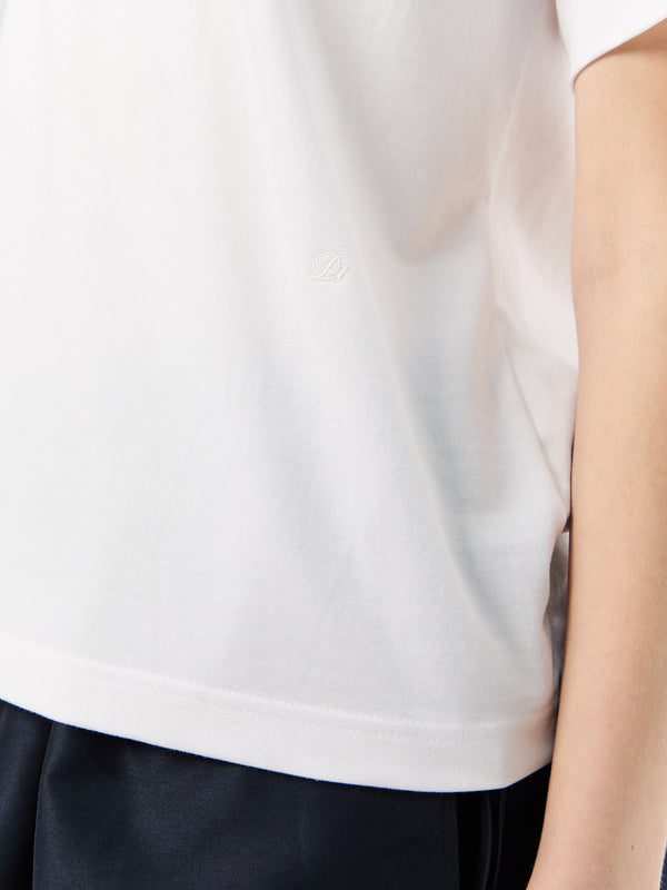 Stoy Unisex Loose T-shirt In White