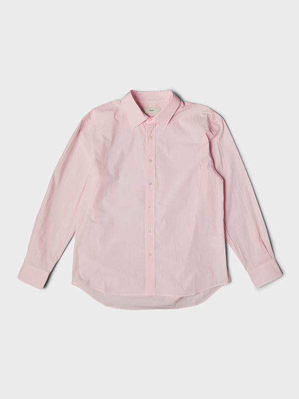 Stoy Unisex Soft Poplin BD Shirt In Soft Pink