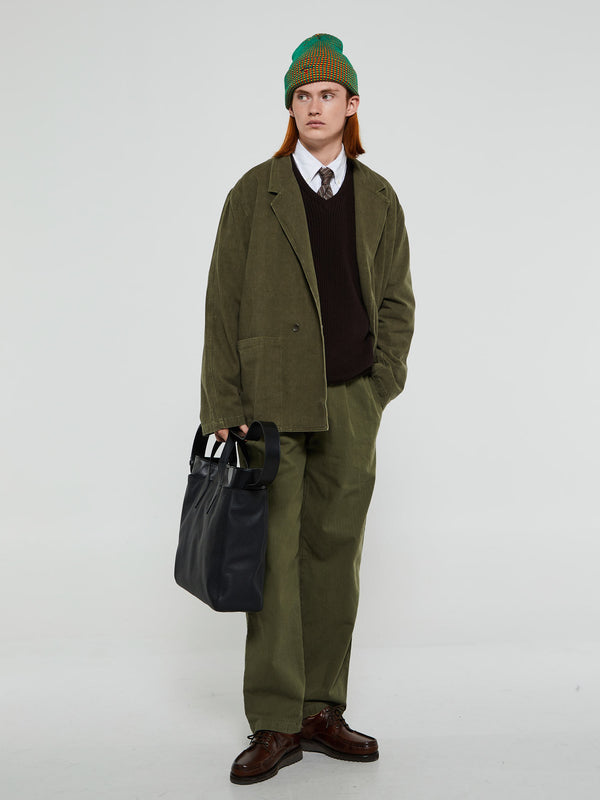 Stoy V-Neck Shaker Stitch Sweater In Brown