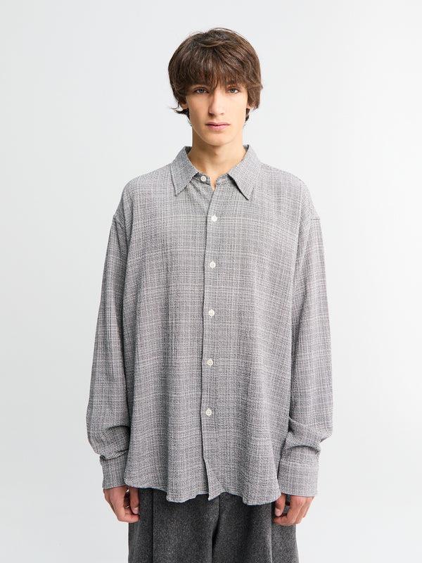 stoy Vacation Shirt in Mini Houndstooth Seersucker