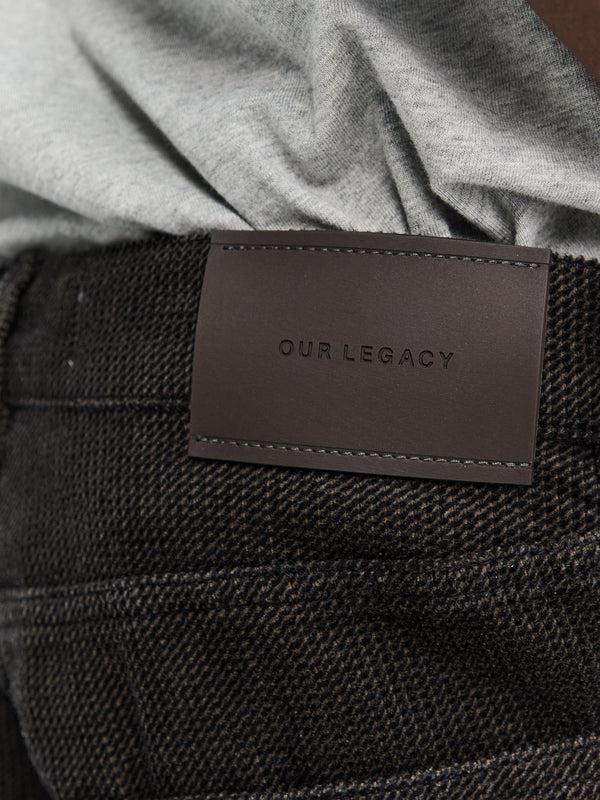 Stoy Vast Cut Jeans In Dark Brown Twill Cord