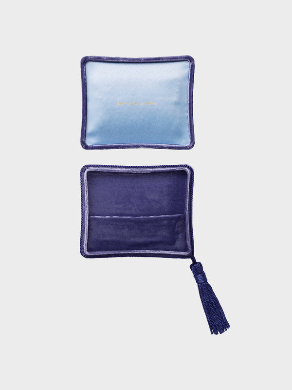 Stoy Velvet Tulipe Jewelry Box In Violette