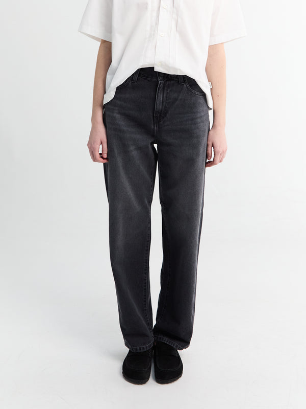 Stoy W' Arin Pant In Black Dark Used Wash