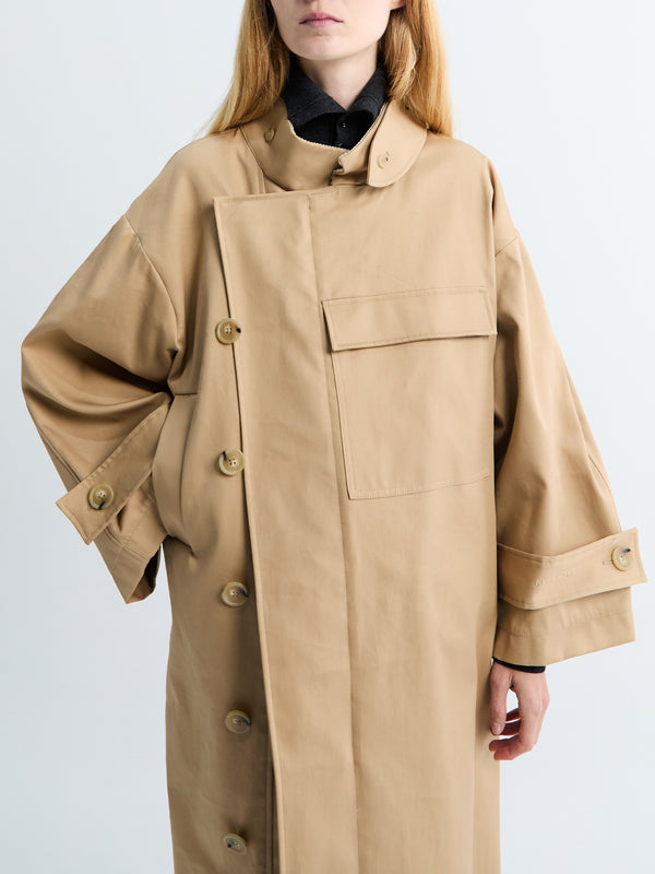 Stoy Water Resistant Coat In Beige