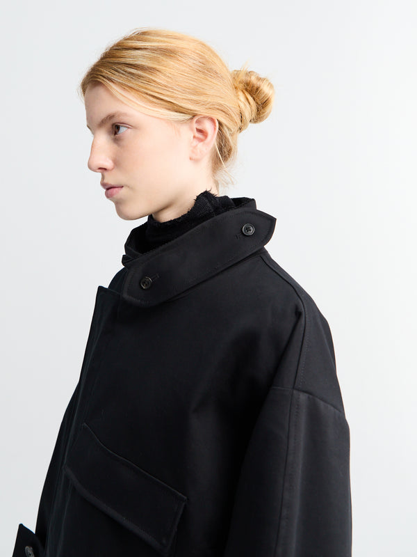 Stoy Water Resistant Jacket In Black