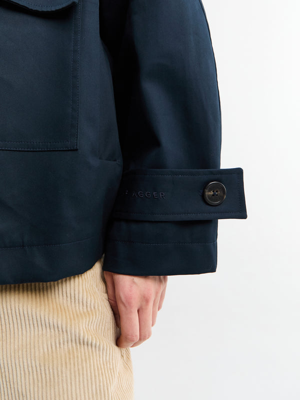 Stoy Water Resistant Jacket In Navy