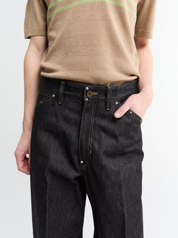 Stoy Wide Pant With Studs In Slate