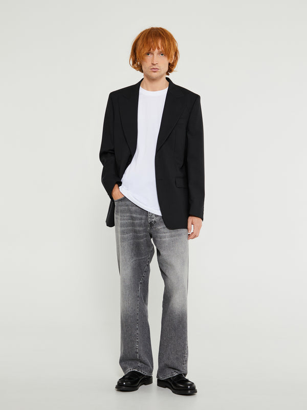 Stoy Wide Twist Jeans In Black Stone