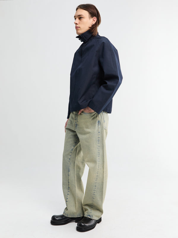 Stoy Wide Twist Jeans In Light Vintage Dust