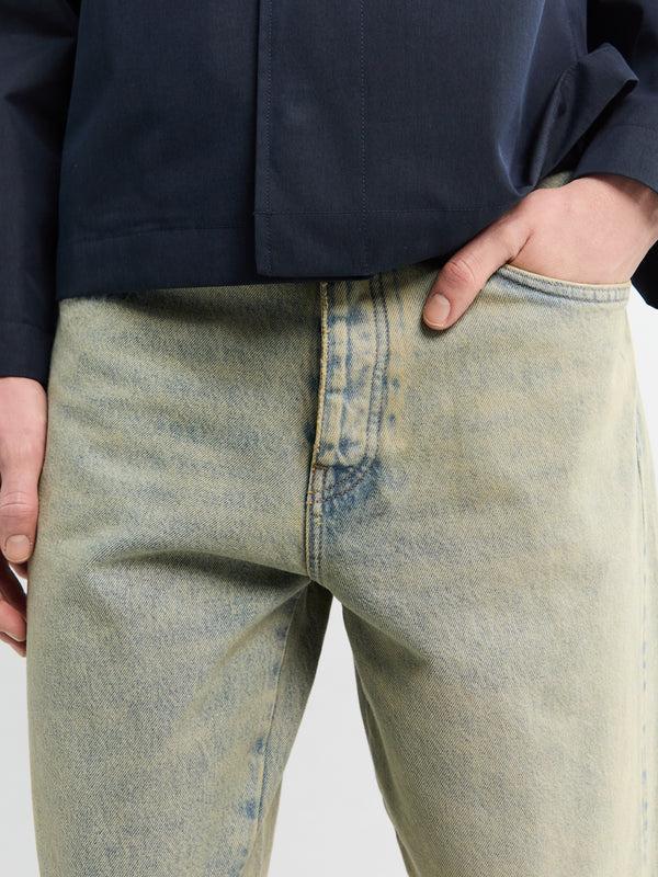 Stoy Wide Twist Jeans In Light Vintage Dust