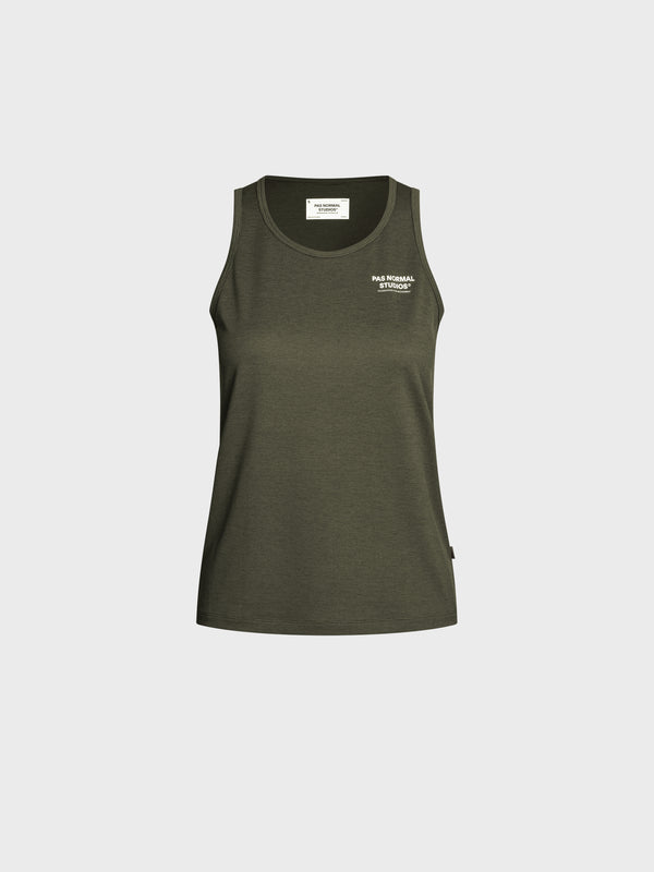 stoy Women's Balance Singlet ND in Dark Olive
