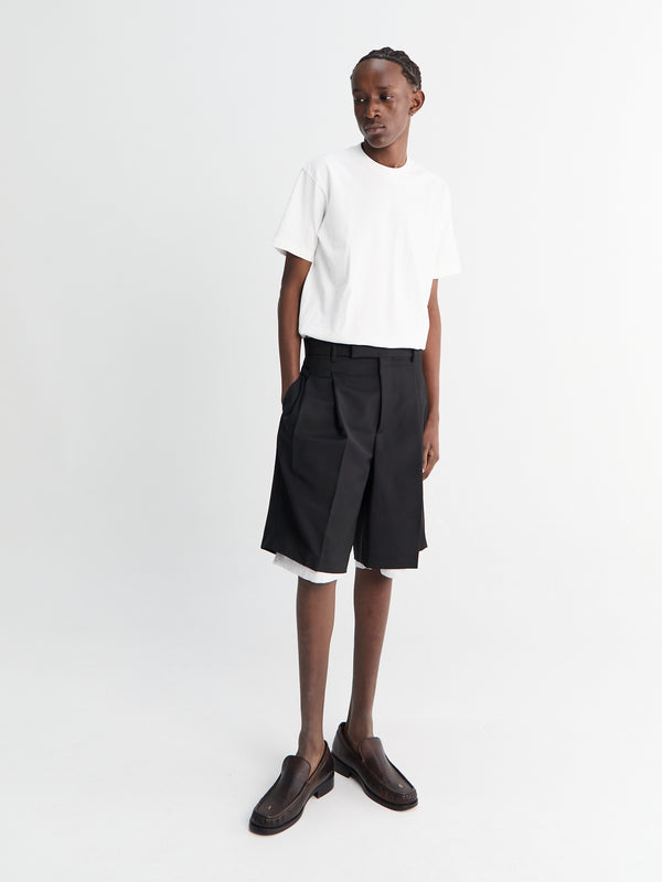 Stoy Wool Short In Black