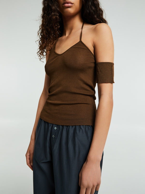 Stoy Zinia Top In Brown