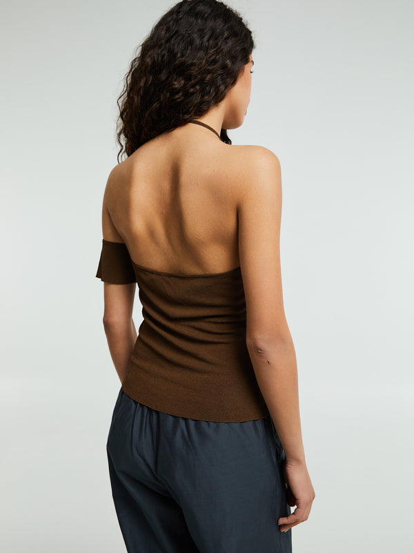 Stoy Zinia Top In Brown
