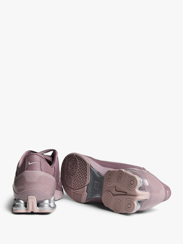 Stoy T90 Shox Magia QS In Taupe Grey Metallic Silver And Violet Ore