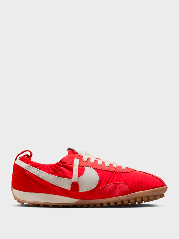 stoy W Jacquemus Moon Shoe SP Sneakers in University Red Cashmere Bicycle Yellow Gum Light Brown Stormblue and Hydrogen Blue