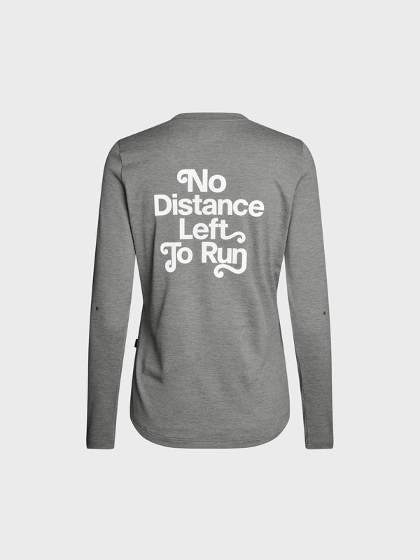 Stoy Women's Balance Long Sleeve T-Shirt ND In Medium Grey