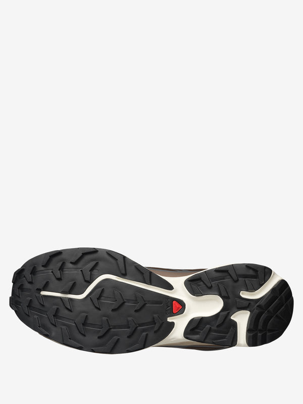 Stoy XT-6 Sneakers In Earth Brown Walnut And Silver