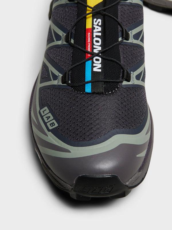 Stoy XT-6 Sneakers In Nine Iron Excalibur And Plum Perfect