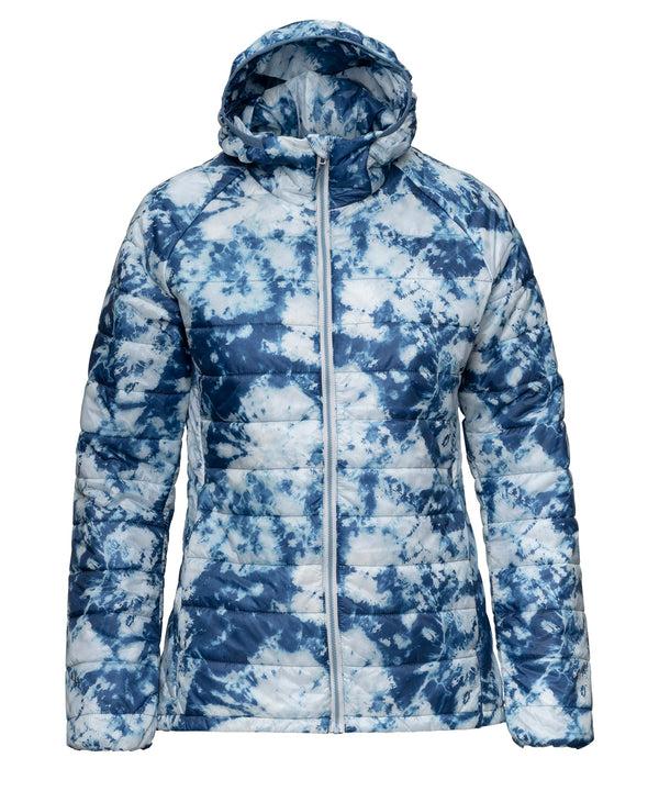 strafe outerwear W's Aero Insulator Blue Tie Dye