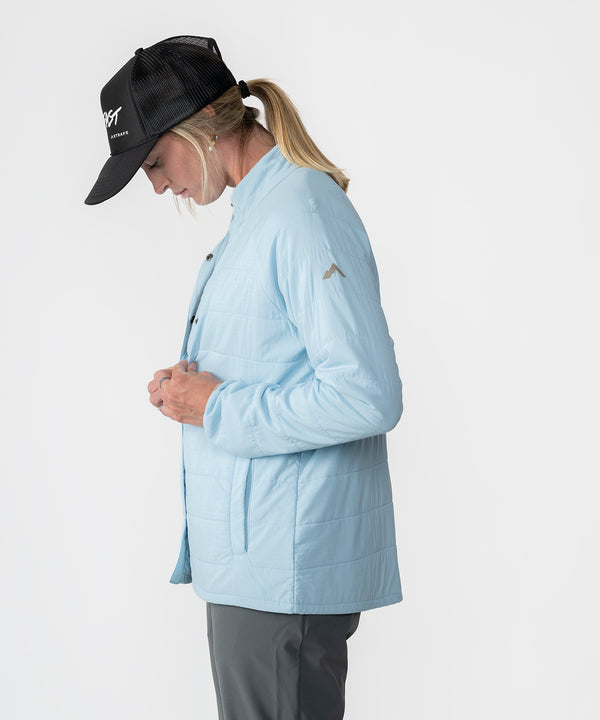 Strafe Outerwear W's Highlands Shirt Jacket Powder Blue