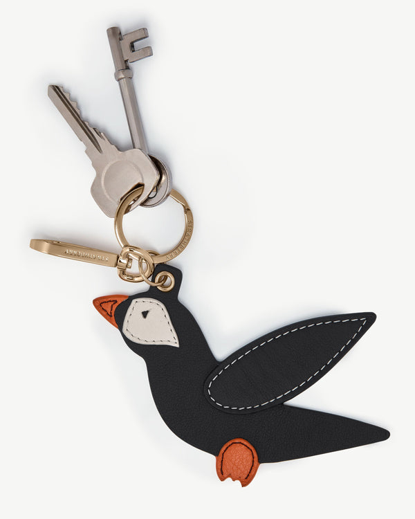 Strawberry Bag Charm - Puffin Black/Vanilla/Marmalade