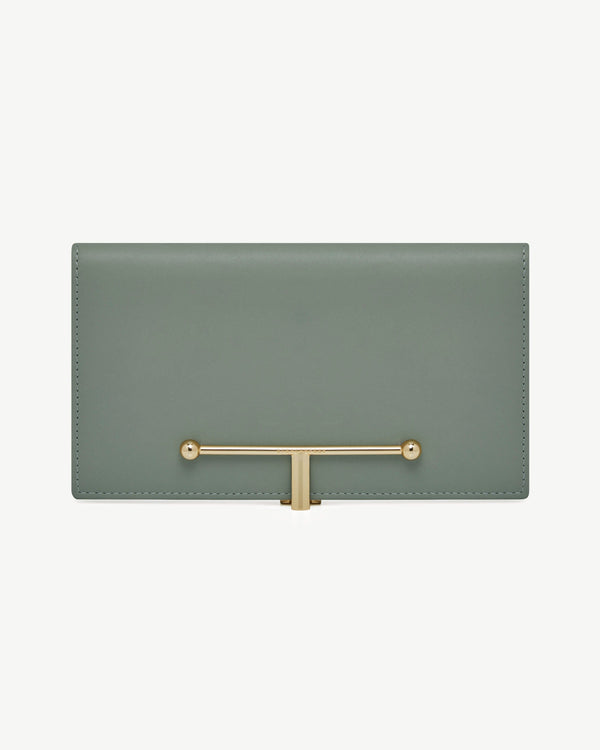 Strawberry Large Melville Street Wallet - Library Green